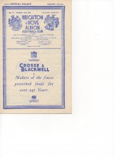 Brighton & Hove Albion v Crystal Palace