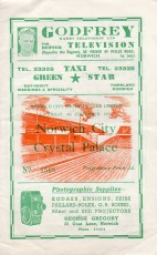 Norwich City v Crystal Palace
