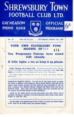 Shrewsbury Town v Crystal Palace