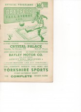 Bradford Park Avenue v Crystal Palace