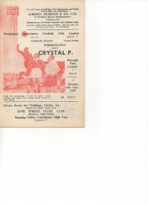 Workington v Crystal Palace