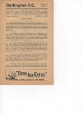 Darlington v Crystal Palace