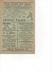 Chester City v Crystal Palace
