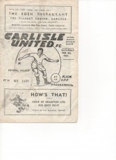 Carlisle United v Crystal Palace