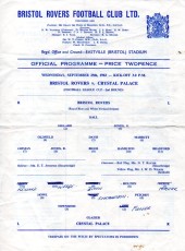Bristol Rovers v Crystal Palace
