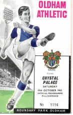 Oldham Athletic v Crystal Palace