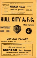 Hull City v Crystal Palace