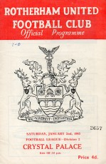 Rotherham United v Crystal Palace