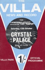 Aston Villa v Crystal Palace