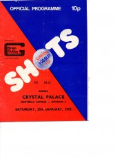 Aldershot Town v Crystal Palace