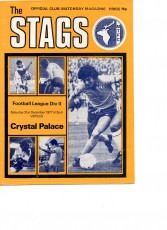 Mansfield Town v Crystal Palace
