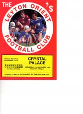 Leyton Orient v Crystal Palace