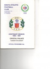 Grays Athletic v Crystal Palace