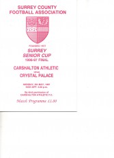 Carshalton Athletic v Crystal Palace