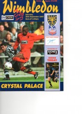 Wimbledon v Crystal Palace