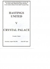 Hastings United v Crystal Palace