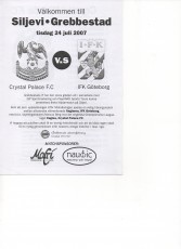 Gothenburg v Crystal Palace