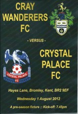 Cray Wanderers v Crystal Palace