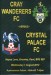 Cray Wanderers v Crystal Palace