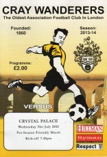 Cray Wanderers v Crystal Palace