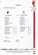 Augsburg v Crystal Palace