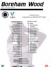 Boreham Wood v Crystal Palace
