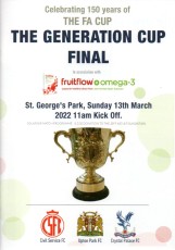 Crystal Palace v Upton Park