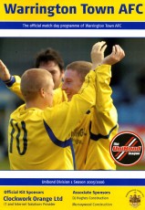 Warrington Town v Everton
