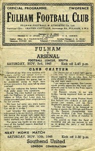 Fulham v Arsenal