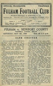 Fulham v Newport County