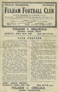 Fulham v Millwall
