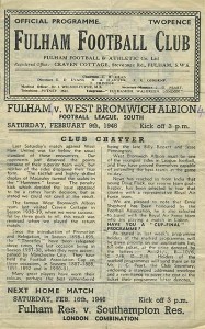 Fulham v West Bromwich Albion