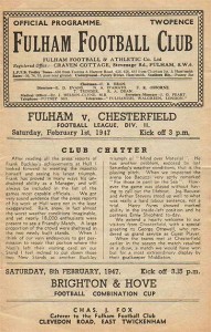 Fulham v Chesterfield