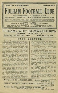 Fulham v West Bromwich Albion