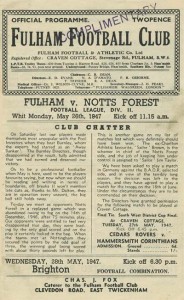 Fulham v Nottingham Forest