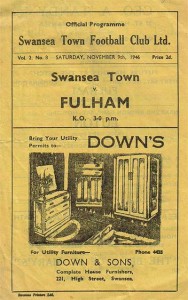 Swansea Town v Fulham