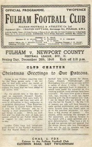 Fulham v Newport County