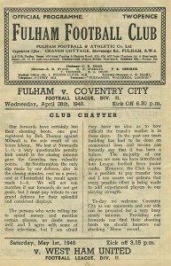 Fulham v Coventry City