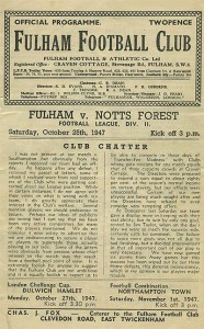 Fulham v Nottingham Forest