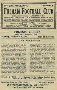 Fulham v Bury