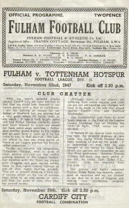 Fulham v Tottenham Hotspur