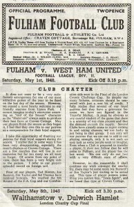 Fulham v West Ham United
