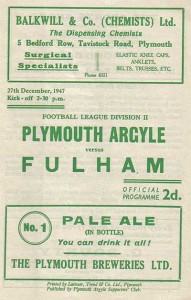 Plymouth Argyle v Fulham