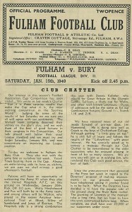 Fulham v Bury