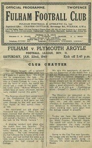 Fulham v Plymouth Argyle
