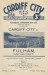 Cardiff City v Fulham