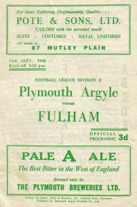 Plymouth Argyle v Fulham