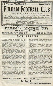 Fulham v Leicester City