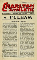 Charlton Athletic v Fulham