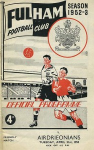 Fulham v Airdrieonians